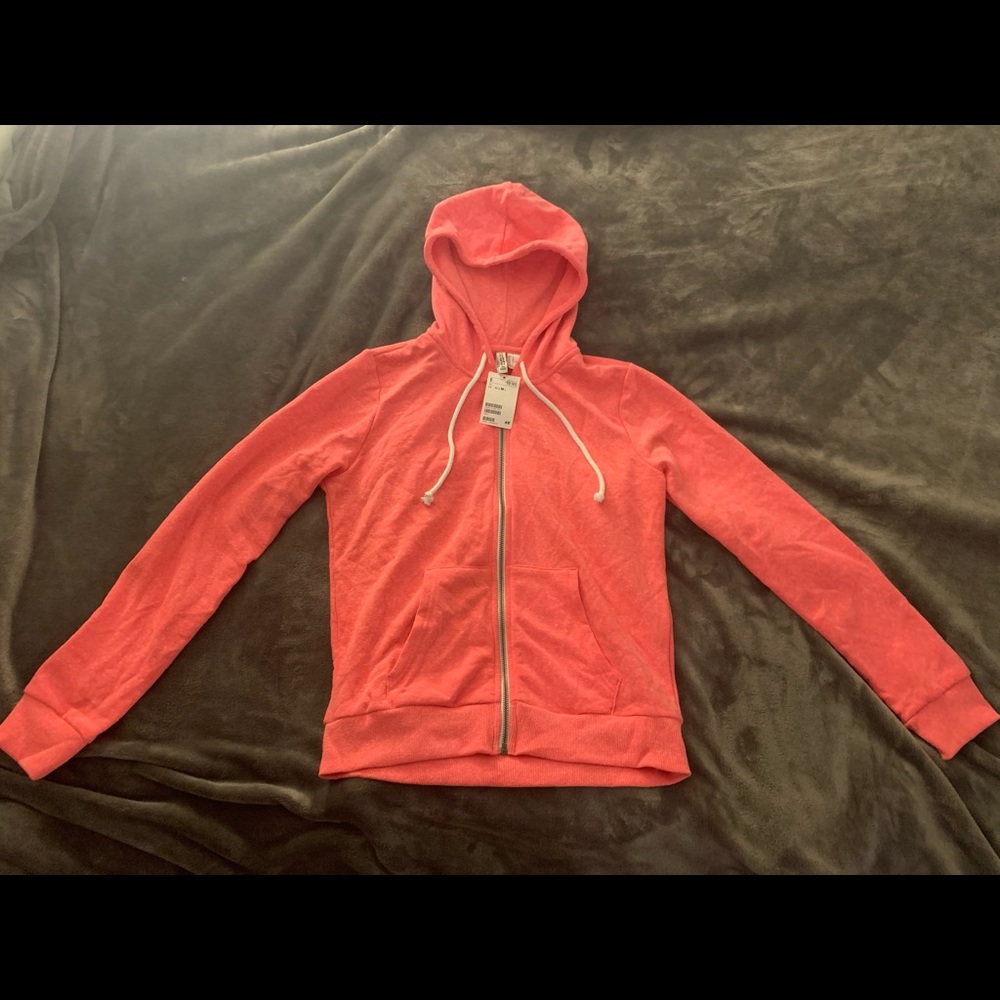 NWT H&M DIVIDED pink hoodie - size medium